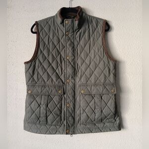 Southern Point Co. Vest Mens Small Quilted Waxed Field Series Hunting